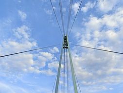 steel bridge against the sky