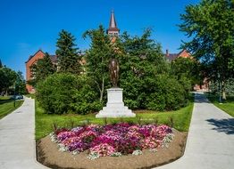 picturesque park at the University of vermont