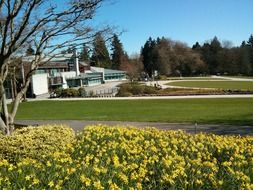 shadbolt centre for the arts building at park, canada, burnaby