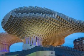 modern Metropol parasol in the Plaza de la Encarnación in Seville