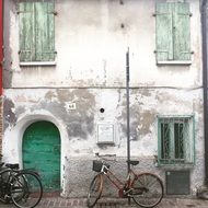 old house in Rimini, Italy