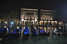 Night city of Venice