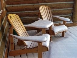 wooden garden chairs