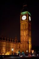 Amazing night big ben london england