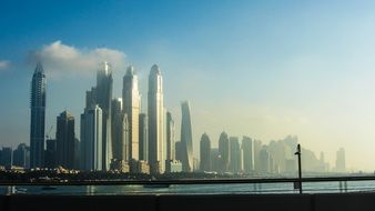 Very high skyscrapers in Dubai