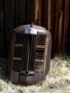 oldtime gmc truck hood part