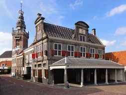 old traditional architecture in the netherlands