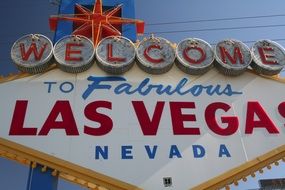 sign welcome to las vegas