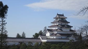 architecture of the Japanese castle