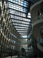 interior design of the public library in Salt Lake City