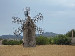 old windmill landmark