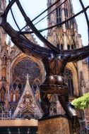 st patrick’s cathedral, detail, usa, manhattan, new york city