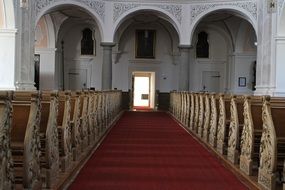 Inside of the church