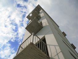 fire escape of a building in Estepona