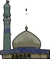mosque islam as a drawing
