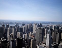 manhattan skyline view