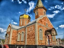 brick kalmykia church