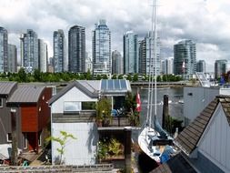 water skyline buildings