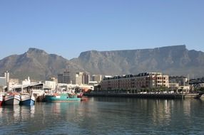 Landscape of victoria & alfred waterfront