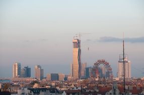 vienna wheel skyline