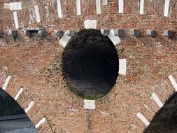 stone bridge in verona as an ancient monument