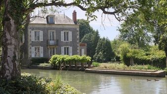 riverfront residence in France