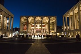 lincoln center new york night view