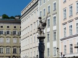 statue fountain saint florian