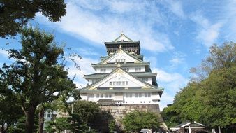 osaka castle in japan