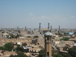 panoramic view of herat city in afghanistan