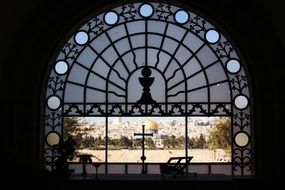 stained glass in jerusalem