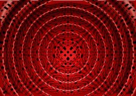 Red background pattern in the form of rings