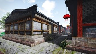 ancient town buildings in China