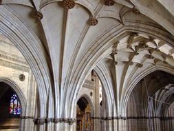 The architecture of the cathedral in Salamanca