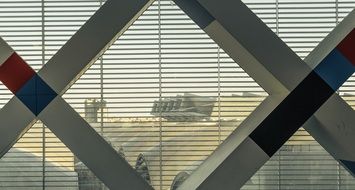 Construction window inside spain