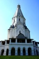 white orthodox church in russia