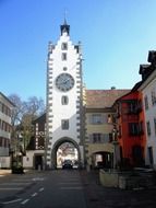 city gate in Diessenhofen, Switzerland