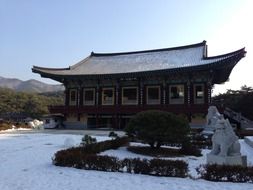 Ancient Pagoda temple in Korea