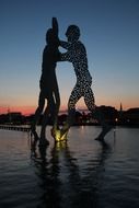 Molecule Man - a work of monumental art, erected in Berlin