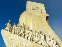 Padr&atilde;o dos Descobrimentos is a monument on the northern bank of the Tagus River