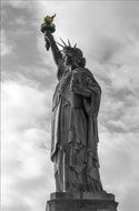 Landscape of Statue of liberty