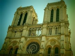 Notre Dame is a gothic cathedral in Paris