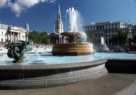 fountain in the center of london