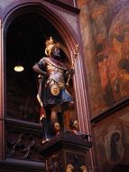 statue Lucius Munatius Plancus in basel city hall