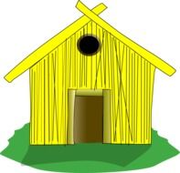 painted yellow barn