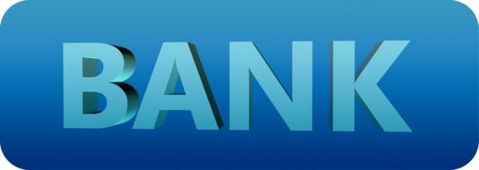 banner with text bank
