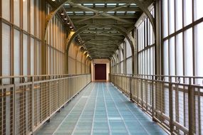 paned hallway