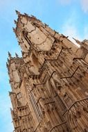 View of the medieval cathedral, europe