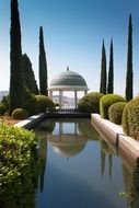 botanical garden in Malaga, Spain