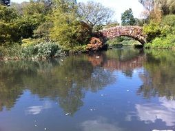 a bridge in central park new york